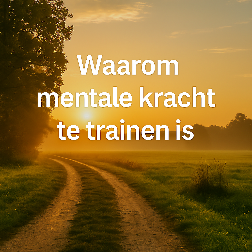 Waarom mentale kracht te trainen is - mijn reis en visie:
