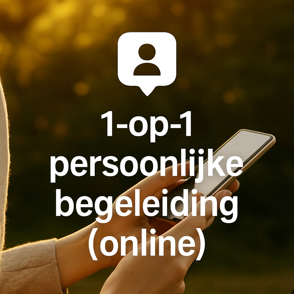1-op-1 persoonlijke begeleiding (online)
